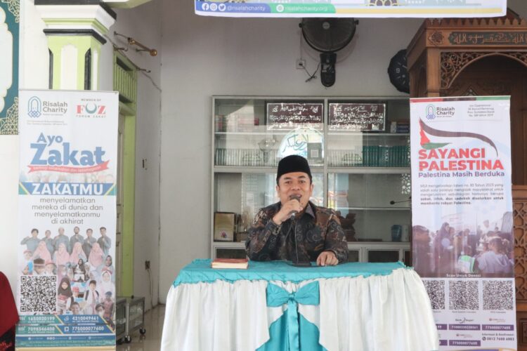 Mulyadi Muslim Isi Tarhib Ramadhan LAZ Risalah Charity bersama PT Kunango Jantan