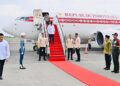 Presiden Prabowo sampai di Bandara Juanda. (dok. PCO RI)