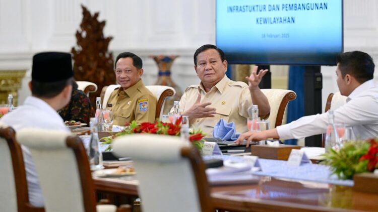 Ratas terkait infrastruktur dan pembangunan kewilayahan. (dok. istimewa)