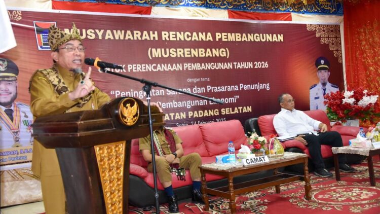 Wawako Padang Buka Musrenbang RKPD di Tiga Kecamatan 1 Wawako Maigus Nasir buka Musrenbang pembangunan 2026. (dok. Prokopim)