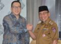 Wawako Padang Maigus Nasir terima konselor dari RRT terkait sister city. (dok. Prokopim)