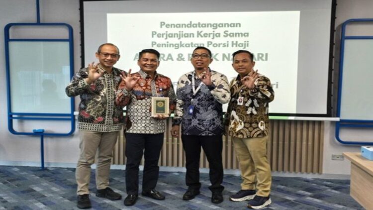 Bank Nagari resmi menjalin kerja sama dengan AMITRA dalam hal pembiayaan haji dan umrah. (Foto: Ist)