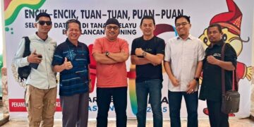 Anggota PWI Sumbar hadiri HPN 2025 di Pekanbaru. (dok. istimewa)