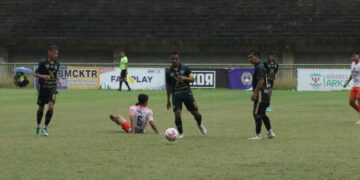 Putaran 2 Liga 4 Sumbar, PSPP Berbagi Poin Kacamata dengan Josal FC 8 Laga putaran kedua PSPP dan Josal FC di Liga 4 Sumbar berakhir imbang. (dok. Kominfo Padang Panjang)