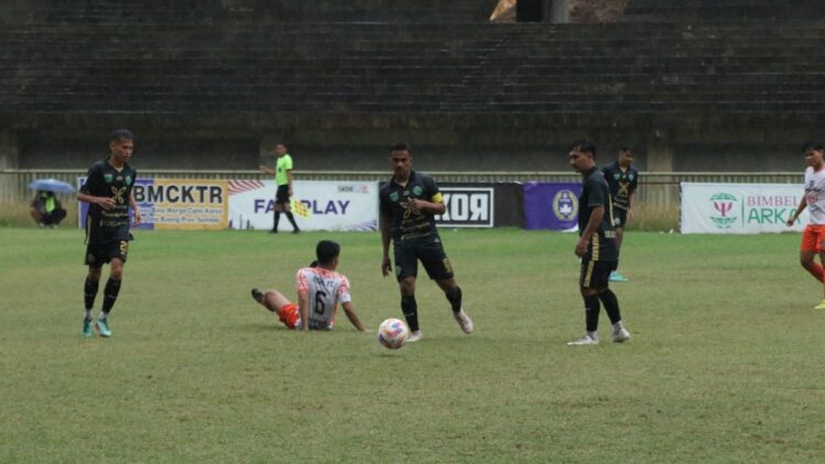 Laga putaran kedua PSPP dan Josal FC di Liga 4 Sumbar berakhir imbang. (dok. Kominfo Padang Panjang)