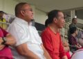 Momen Andre Rosiade Nobar Persis Solo Kontra Semen Padang FC di Stadion Manahan Bareng Jokowi
