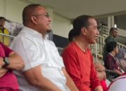 Momen Andre Rosiade Nobar Persis Solo Kontra Semen Padang FC di Stadion Manahan Bareng Jokowi