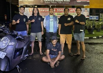 Tim Klewang Ringkus Pelaku Pencurian Motor di GHAS Padang
