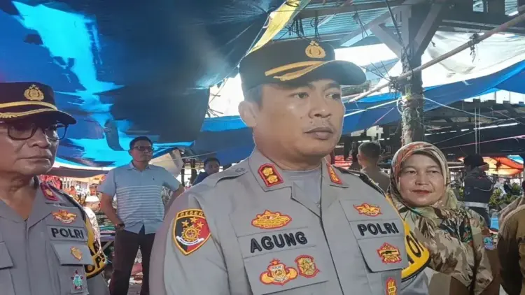 Kepala Polres Pasaman Barat AKBP Agung Tribawanto. (ANTARA/Altas Maulana).