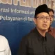 General Manager PLN UID Sumbar Ajrun Karim dan jajaran usai acara buka bersama awak media di Padang. (dok. Radarsumbar.com)