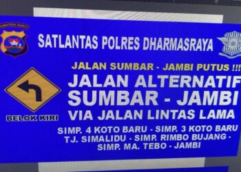 Jalinsum Sumbar-Jambi Putus Total, Ini Jalan Alternatif yang Bisa Dilalui Pengendara