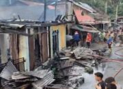 Kebakaran di Nagari Kudu Gantiang, 10 Rumah Semipermanen Ludes Dilalap Api, Kerugian Rp2 Miliar