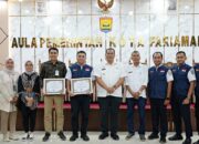 Kontribusi dalam Pengelolaan Sampah, KAI Divre II Sumbar Terima Piagam Penghargaan dari Pemko Pariaman