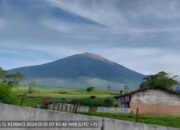 Wisatawan Dilarang Dekati Kawah Puncak Gunung Kerinci, Aktivitas Kegempaan Meningkat