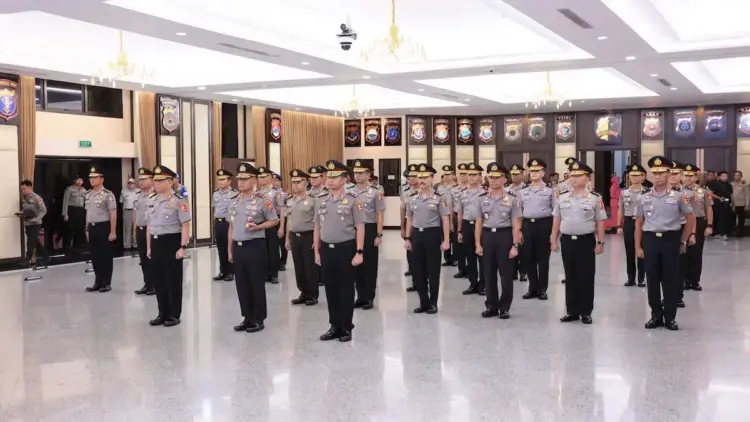 Korps Raport 38 Perwira Tinggi di Mabes Polri. (dok. Divhumas)
