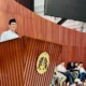 Menteri Pertanian Amran Sulaiman beri sambutan pada Pasar Murah di Universitas Indonesia (UI), Depok. (dok. infopublik)