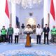 Presiden Prabowo umumkan driver ojol dapat THR. (dok. PCO RI)
