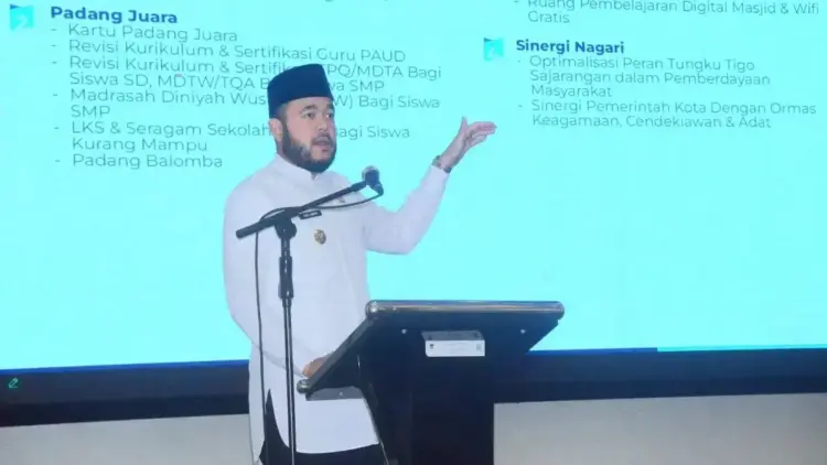 Wako Padang buka Musrenbang RKPD Kota Padang 2026. (dok. Prokopim)