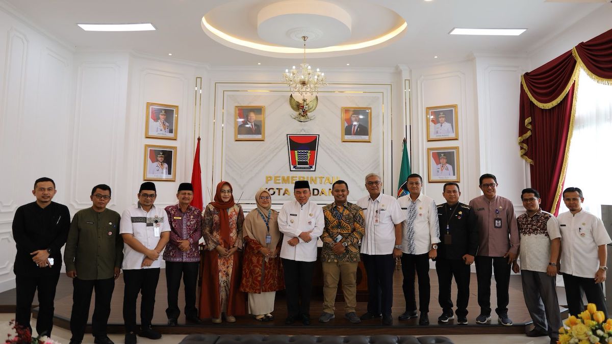 Wawako Padang terima perwakilan Ruangguru HQ Pusat. (dok. Prokopim)