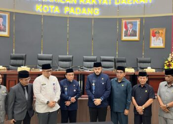 DPRD Gelar Paripurna Sertijab Wako Padang, Fadly Tegaskan Pembangunan Berdasarkan Visi Smart City