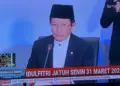 Pemerintah Tetapkan Idul Fitri 1 Syawal 1446 H Jatuh pada Senin, 31 Maret 2025