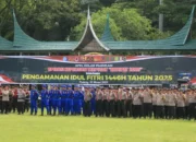 Kapolda Sumbar Pimpin Apel Gelar Pasukan Operasi Ketupat Singgalang 2025