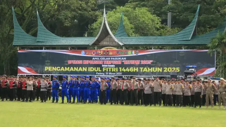 Apel pasukan Operasi Ketupat Singgalang 2025. (dok. istimewa)