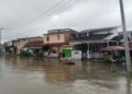 Hujan Deras Semalam, Kota Palembang Dikepung Banjir, Warga Diimbau Waspada