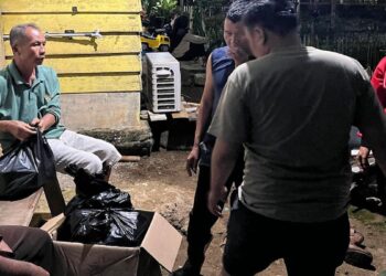 Bantuan untuk korban bencana alam dari PTPN IV Regional 4. (dok. istimewa)