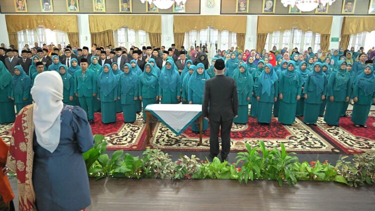 Pengukuhan Ketua TP PKK se-Sumbar, Gubernur Mahyeldi: Mitra dalam Meningkatkan Kualitas Masyarakat 1 pengukuhan Ketua TP PKK se-Sumbar. (dok. adpsb)
