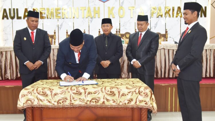 Sertijab Wali Kota Pariaman. (dok. adpsb)