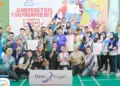 Meriahkan HUT ke-63, Bank Nagari Gelar Turnamen Badminton