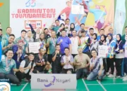 Meriahkan HUT ke-63, Bank Nagari Gelar Turnamen Badminton