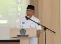 Gubernur Mahyeldi di acara Kanwil DJb Sumbar. (dok. adpsb)