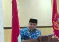Bupati Agam Benni Warlis sedang memberikan kata sambutan. (Dok Antara/Yusrizal)