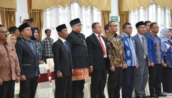 Sekda Padang Andree Algamar Hadiri Pengukuhan Pjs Bupati Pasaman