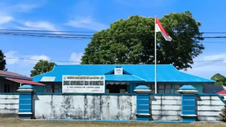 Kantor Diskominfo Mentawai. (Antara)