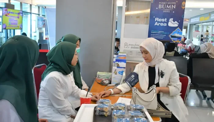 Posko Arus Balik BUMN di BIM Disambut Hangat Warga Perantauan