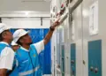 PLN UID Sumbar lakukan pengecekan jaringan listrik saat kunjungan menteri dan wamen di Sumbar. (dok. istimewa)