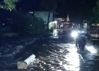 Banjir menghajar dua kampung di Pessel. (dok. istimewa)
