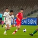 Pemain Timnas U-17 Indonesia Rafi Rasyiq saat melewati pemain belakang Afghanistan dalam laga terakhir fase grup Piala Asia U-17. Indonesia menang 2-0. (dok. PSSI)