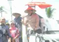 Wako Fadly Amran hadir dalam acara panen padi perdana di Kuranji. (dok. Prokopim)