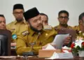 Wako Fadly Amran hadir di Rakor Penguatan Sistem Pertanahan yang digelar Kementerian ATR BPN. (dok. istimewa)