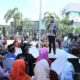 Wako Fadly Amran saat memberi sambutan pada acara penyerahan dana operasional di Kuranji. (dok. Prokopim)