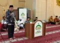 Wawako Maigus Nasir saat menghadiri Tabligh Akbar di Masjid Mujahidin. (dok. Prokopim)