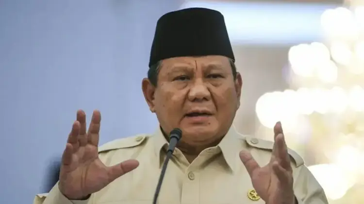 Presiden Prabowo Subianto. (ANTARA FOTO/Hafidz Mubarak A/Spt.)