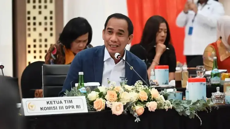 Anggota Komisi III DPR Apresiasi Kerja Polri Kawal Kelancaran Mudik Lebaran 1 Anggota Komisi III DPR RI Rudianto Lallo. (dok. istimewa)