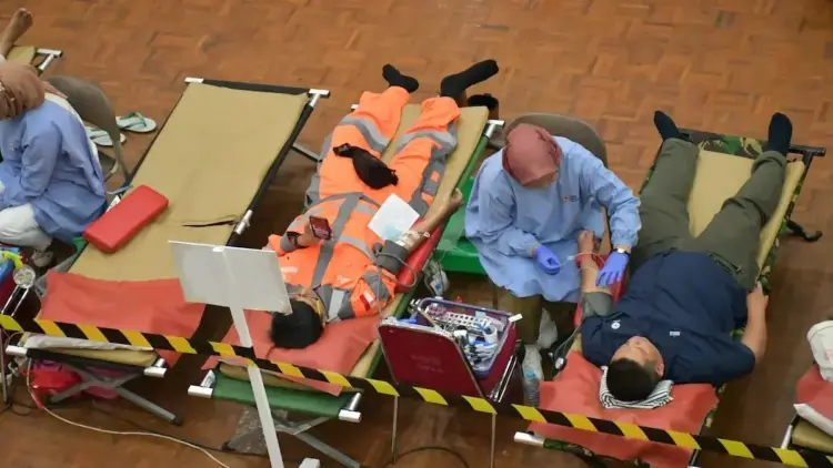 Donor darah SPSP 2025. (dok. Humas)