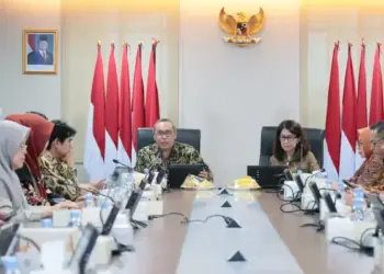 Lakukan Evaluasi Kinerja Triwulan I, Sekjen Kementerian ATR/BPN Tekankan Jajaran untuk Tingkatkan Nilai SAKIP 14 Evaluasi nilai SAKIP Kementerian ATR/BPN. (dok. ATR/BPN)