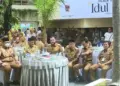 Halal bihalal hari pertama kerja ASN Pemko Padang. (dok. Prokopim)